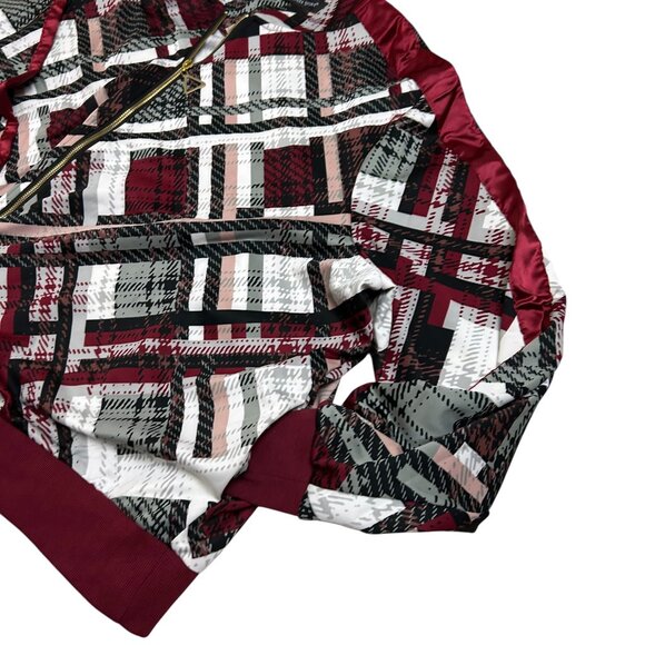 Ashley Stewart Sport Womens Size 30/32 - 5X Jacket Multicolor Plaid Full Zip NWT - Picture 6 of 10